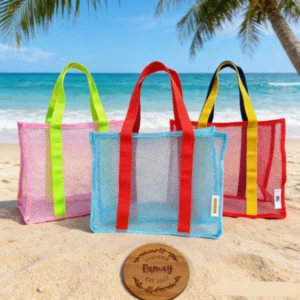 Totebag Pantai Tas Jaring uk.P30xL14XT25/Totebag Fashion/Tas Renang/olahraga murah laris